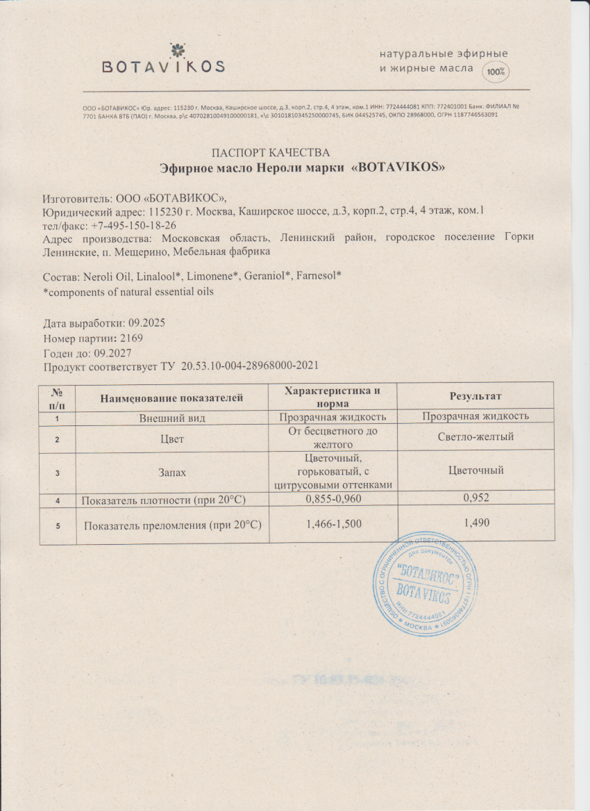 Паспорт №092025